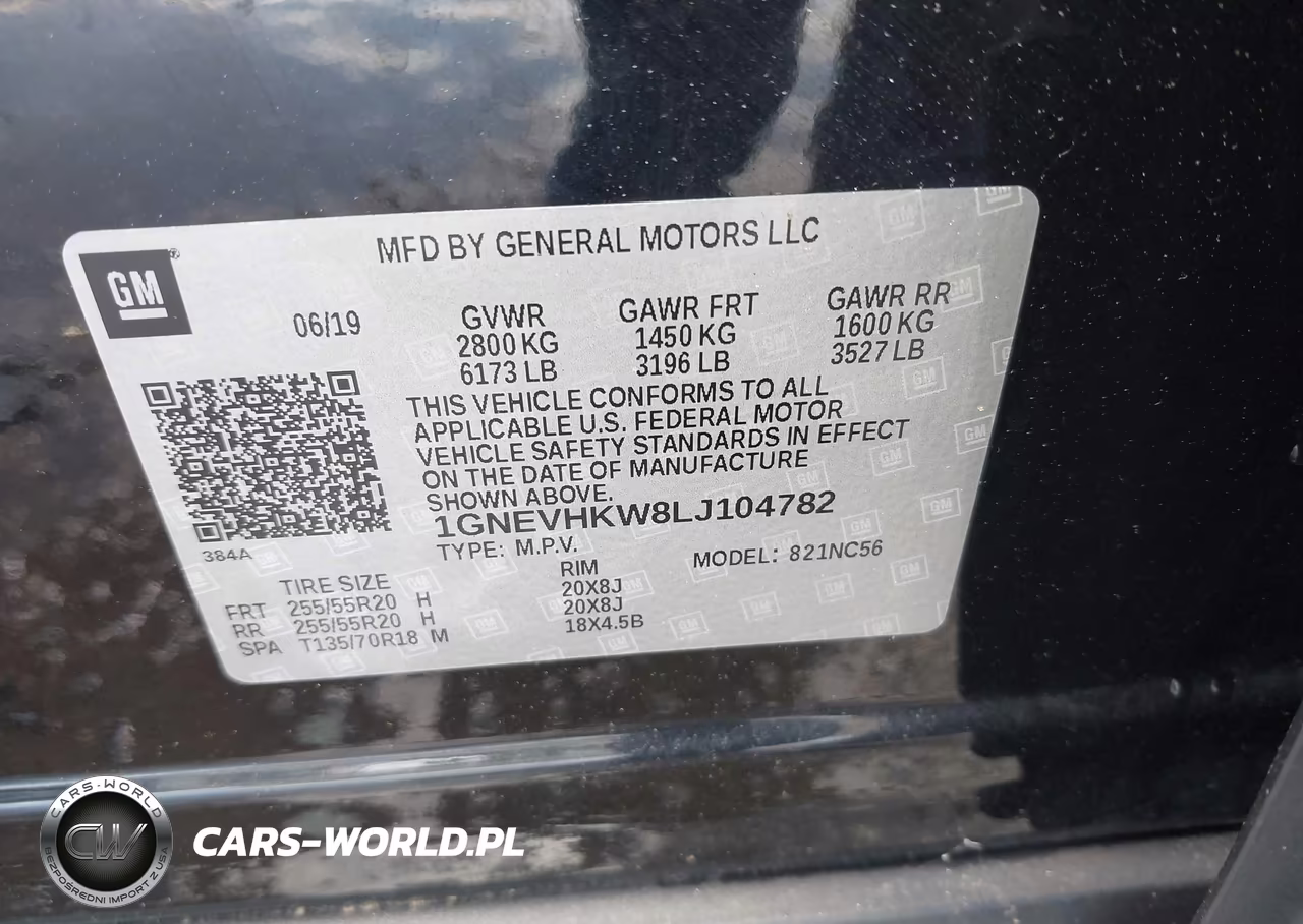 2020 Chevrolet Traverse Awd Lt Leather VIN:1GNEVHKW8LJ104782 - 9