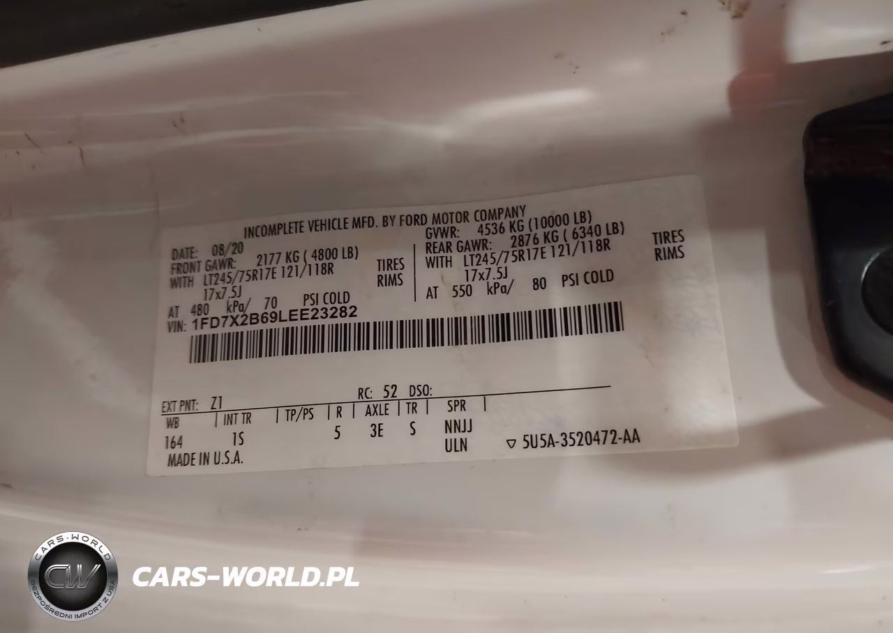 2020 Ford F-250 Lariat-Xl-Xlt VIN:1FD7X2B69LEE23282 - 9