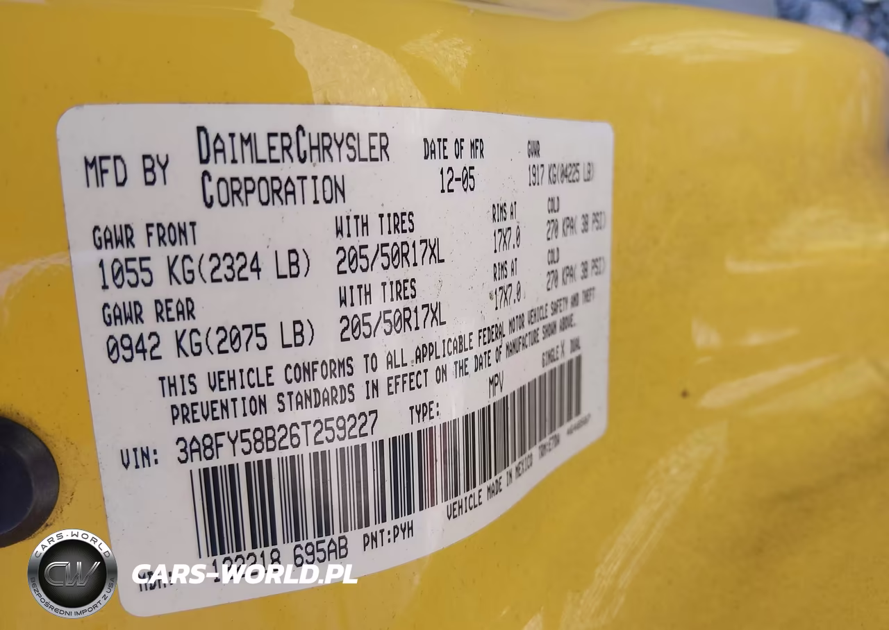 2006 Chrysler Pt Cruiser Touring VIN:3A8FY58B26T259227 - 9