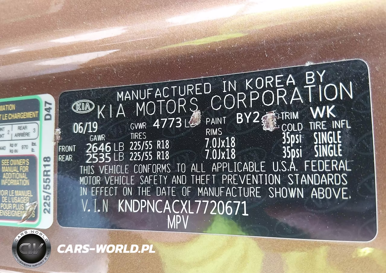 2020 Kia Sportage Ex VIN:KNDPNCACXL7720671 - 9