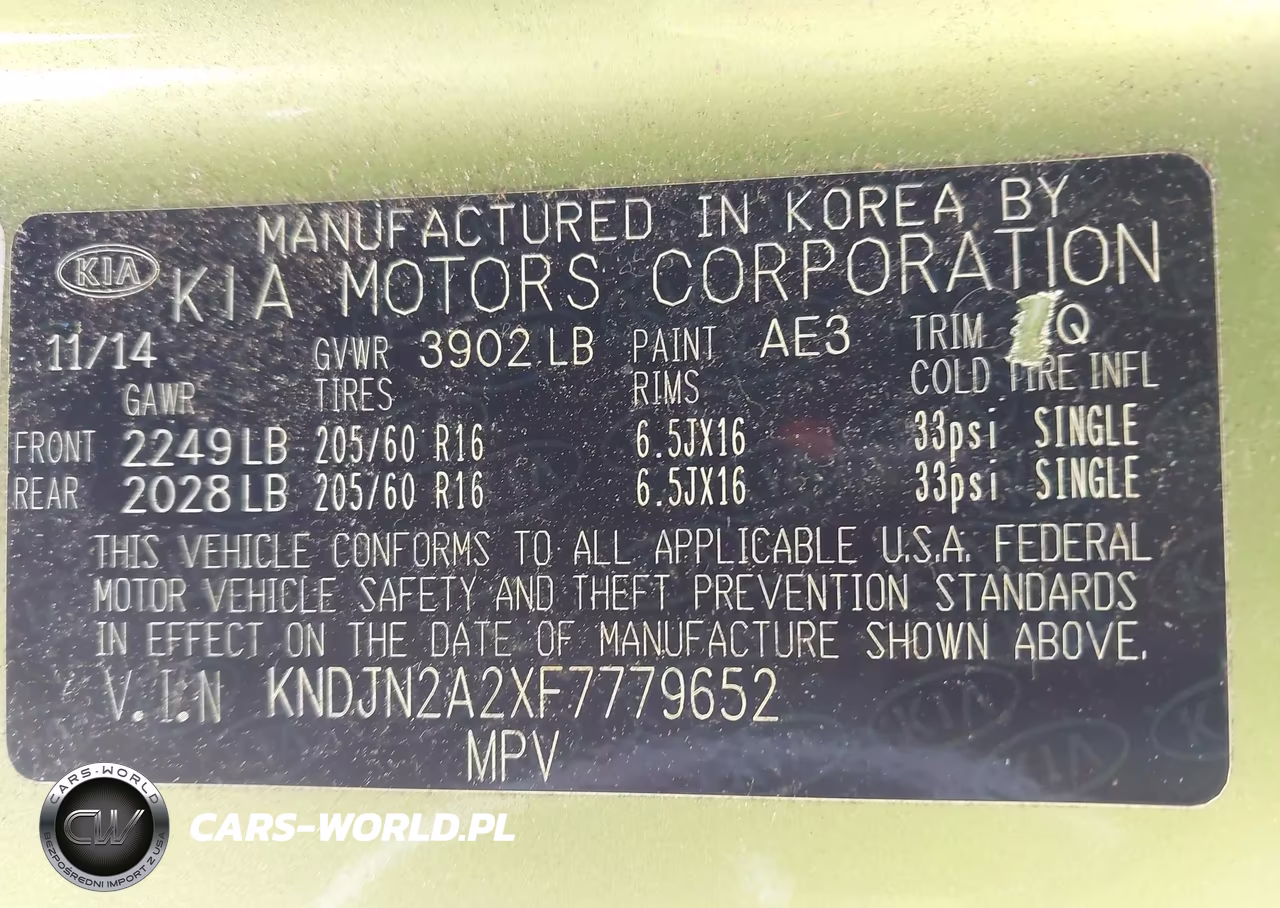 2015 Kia Soul VIN:KNDJN2A2XF7779652 - 9