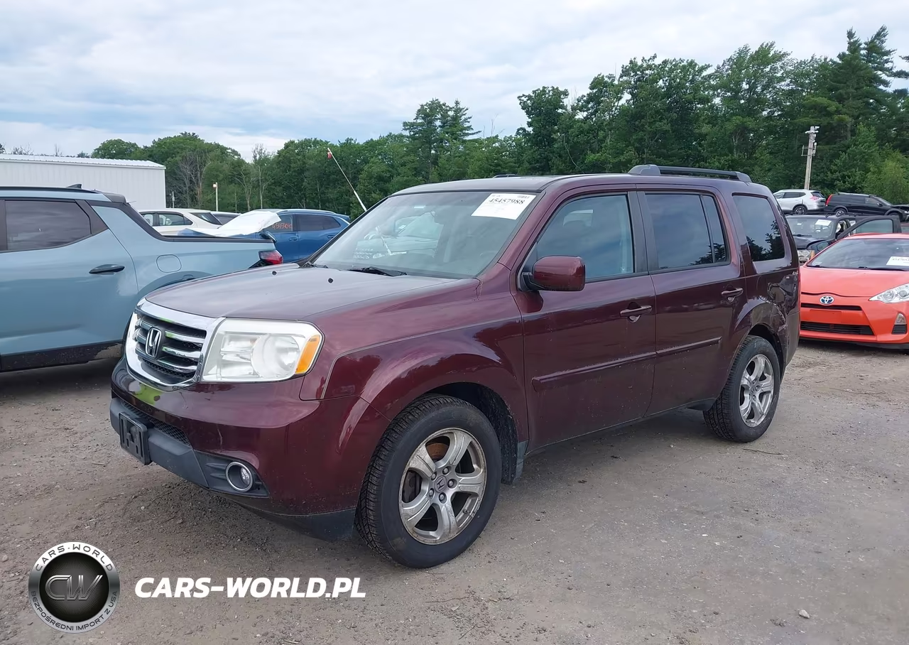2012 Honda Pilot Ex-L VIN:5FNYF4H53CB016630 - 2