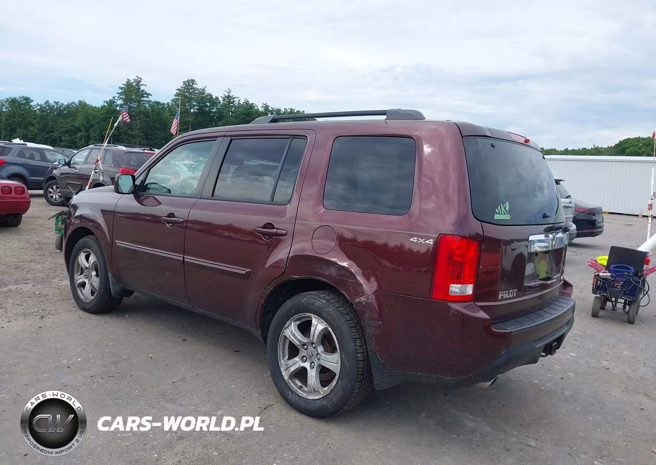 2012 Honda Pilot Ex-L VIN:5FNYF4H53CB016630 - 3