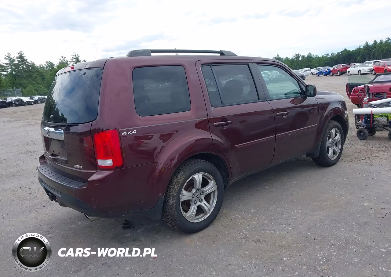 2012 Honda Pilot Ex-L VIN:5FNYF4H53CB016630 - 4