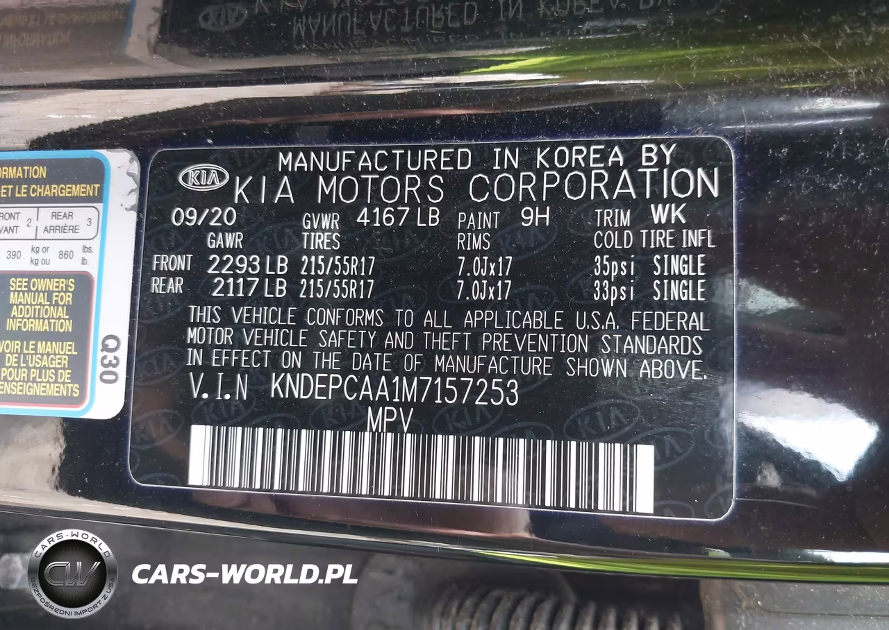 2021 Kia Seltos Lx VIN:KNDEPCAA1M7157253 - 9