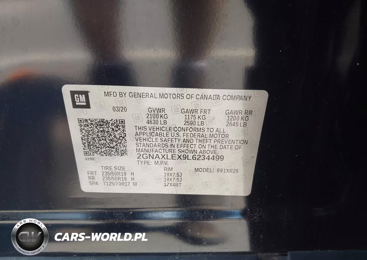 2020 Chevrolet Equinox Fwd Lt 2.0L Turbo VIN:2GNAXLEX9L6234499 - 9