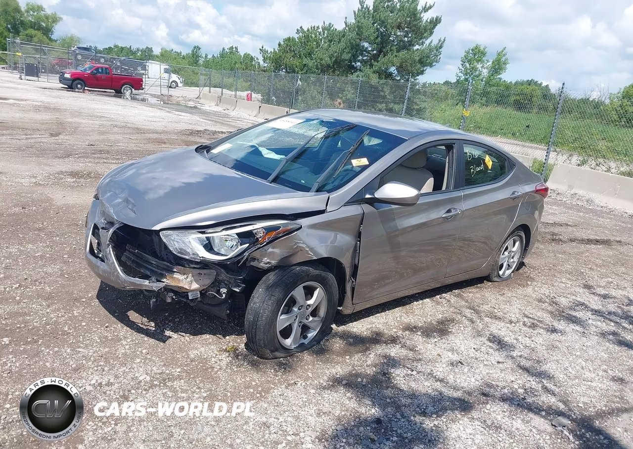 2014 Hyundai Elantra Se VIN:5NPDH4AE8EH544459 - 2