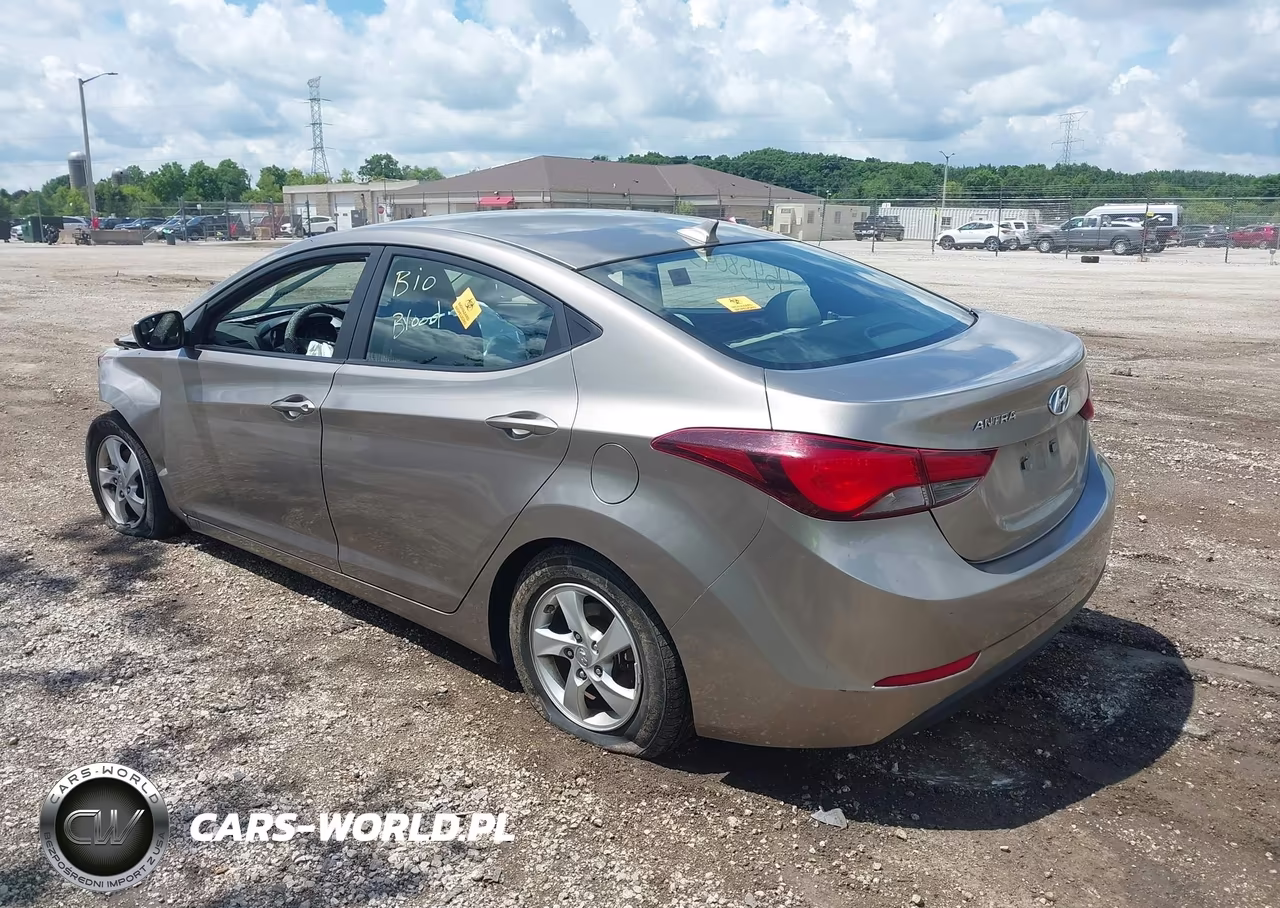 2014 Hyundai Elantra Se VIN:5NPDH4AE8EH544459 - 3