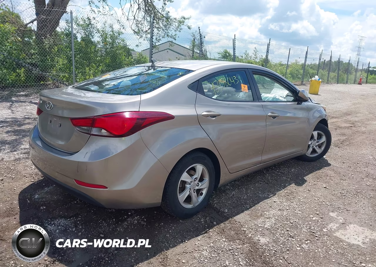 2014 Hyundai Elantra Se VIN:5NPDH4AE8EH544459 - 4