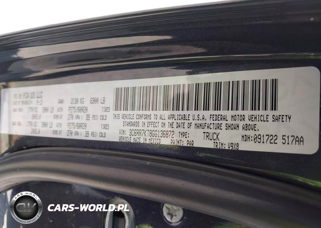2016 Ram 1500 Express VIN:3C6RR7KT8GG136872 - 9