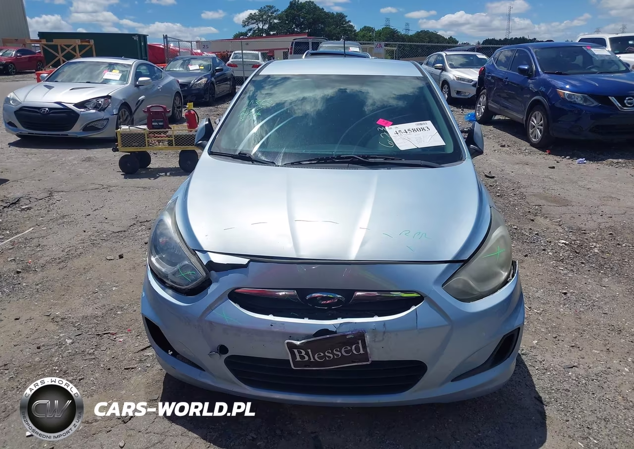 2013 Hyundai Accent Gs VIN:KMHCT5AE1DU081127 - 12