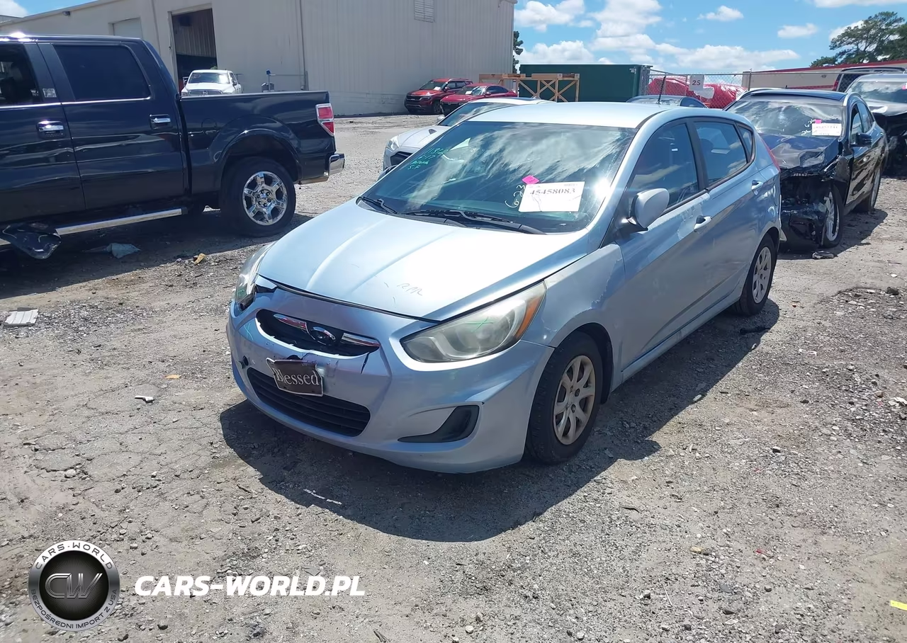 2013 Hyundai Accent Gs VIN:KMHCT5AE1DU081127 - 2