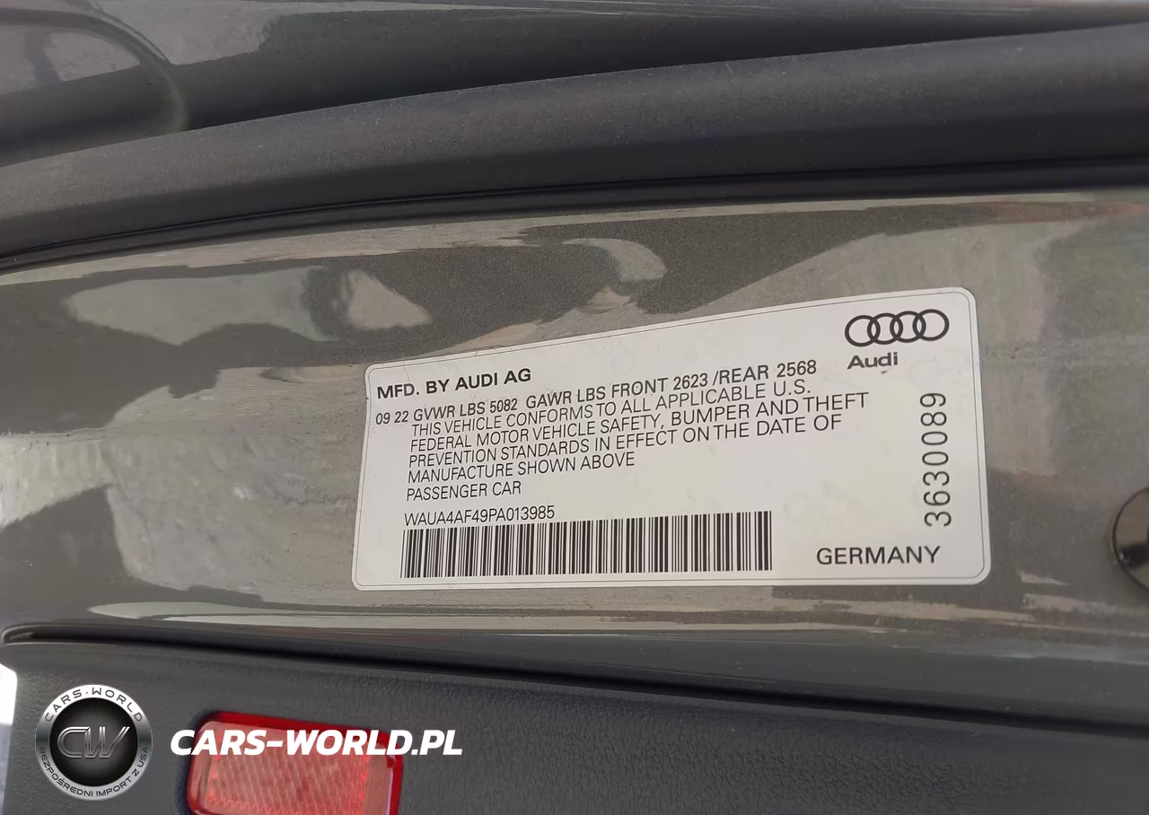 2023 Audi S4 Premium Tfsi Quattro Tiptronic VIN:WAUA4AF49PA013985 - 9