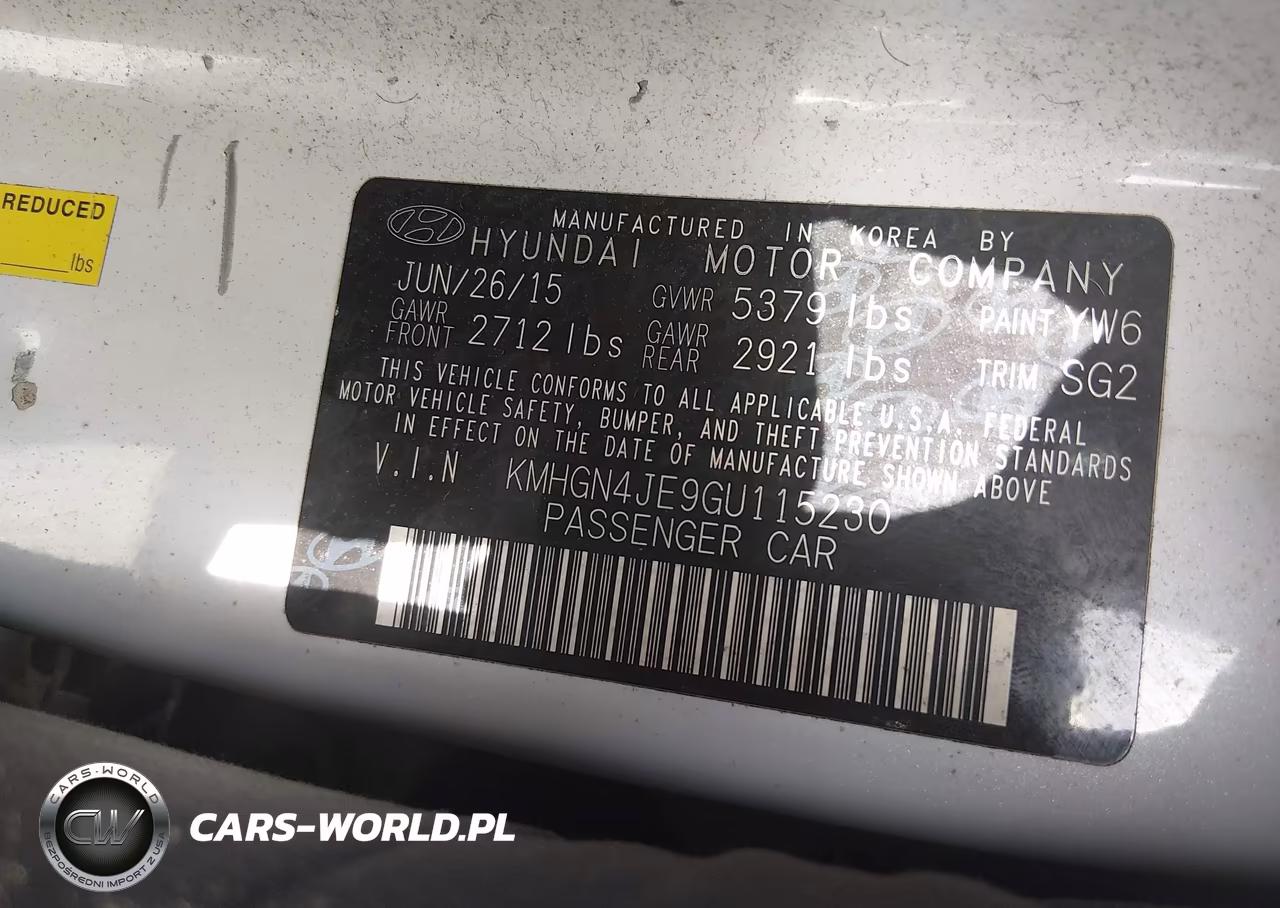 2016 Hyundai Genesis 3.8 VIN:KMHGN4JE9GU115230 - 9