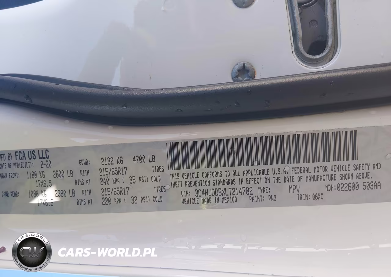 2020 Jeep Compass Trailhawk 4X4 VIN:3C4NJDDBXLT214782 - 9