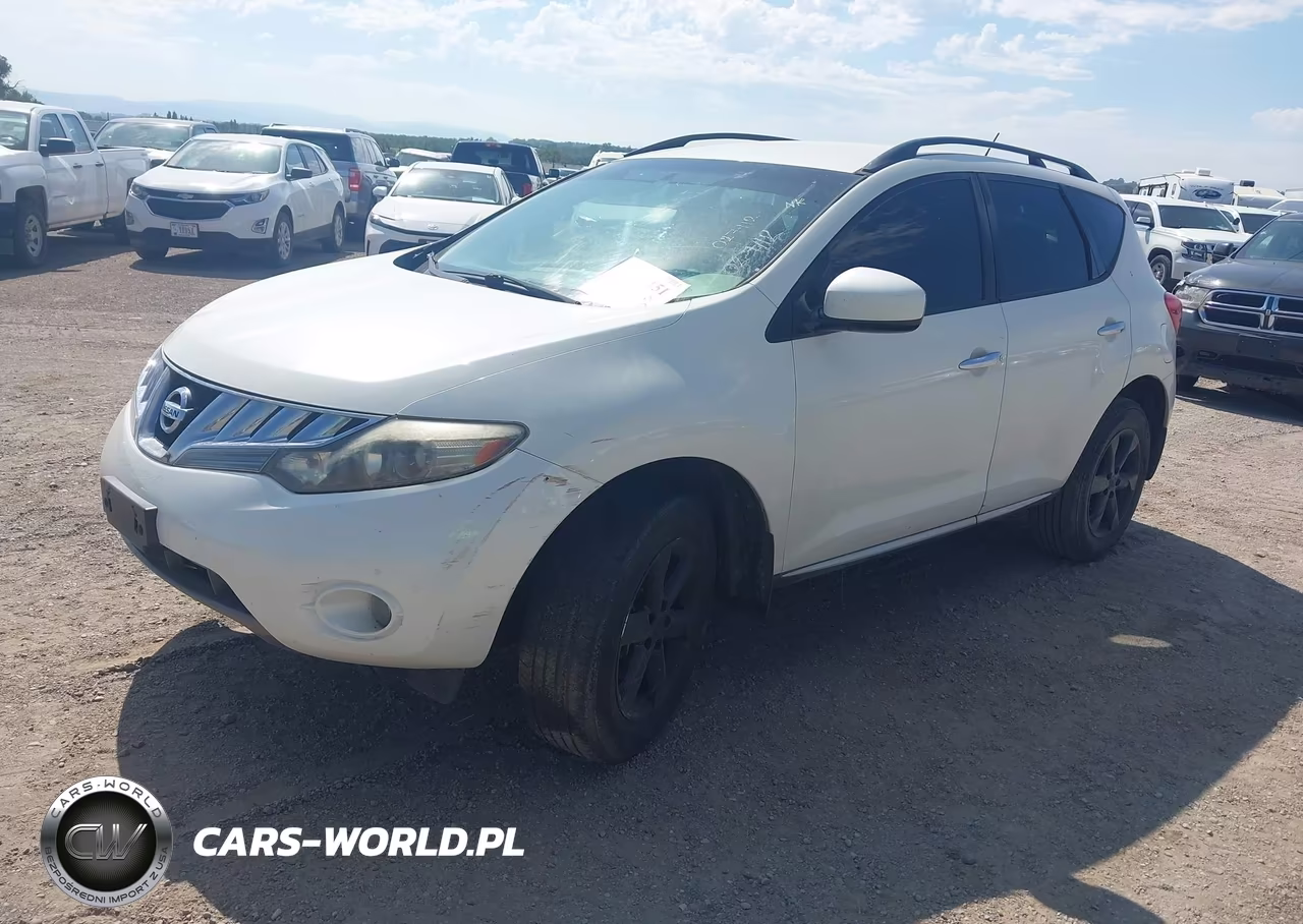 2009 Nissan Murano Sl VIN:JN8AZ18U49W027112 - 2