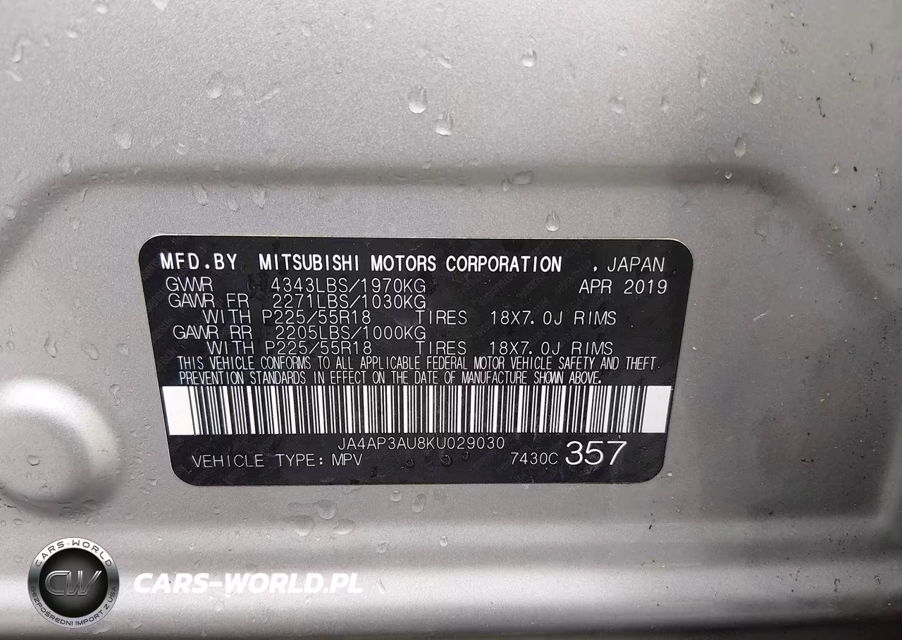 2019 Mitsubishi Outlander Sport 2.0 Es VIN:JA4AP3AU8KU029030 - 9
