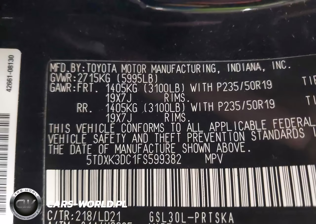2015 Toyota Sienna Se 8 Passenger VIN:5TDXK3DC1FS599382 - 9