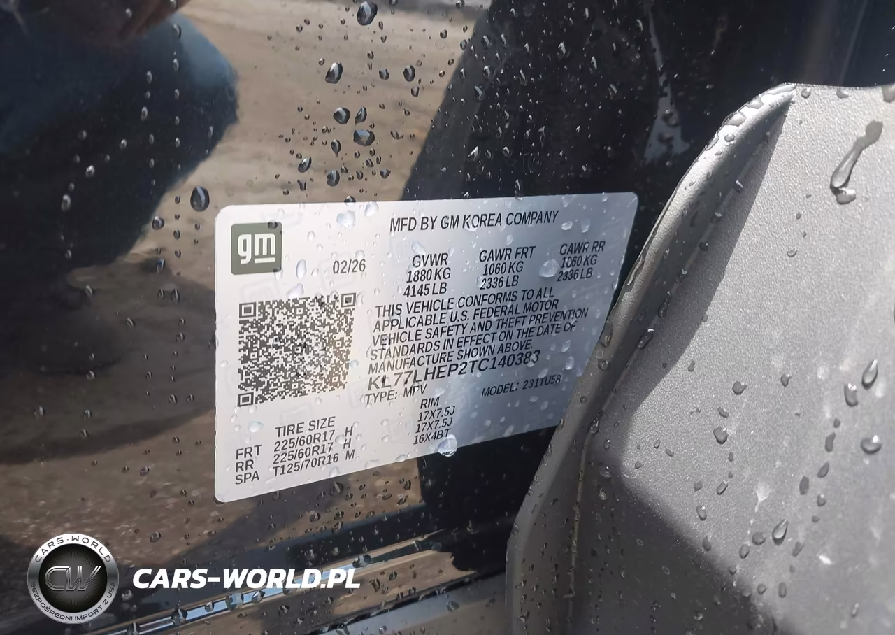 2026 Chevrolet Trax Fwd Lt VIN:KL77LHEP2TC140383 - 9
