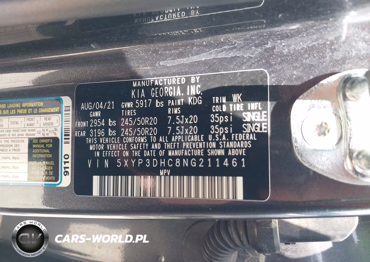 2022 Kia Telluride Ex VIN:5XYP3DHC8NG211461 - 9