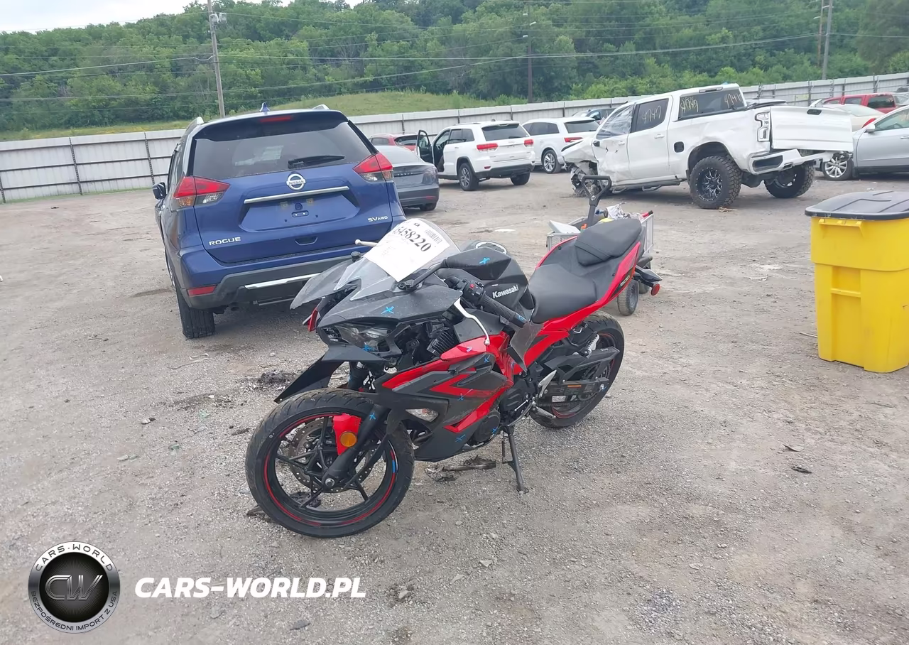 2025 Kawasaki Ex500 VIN:ML5EXGG16SDA66540 - 2