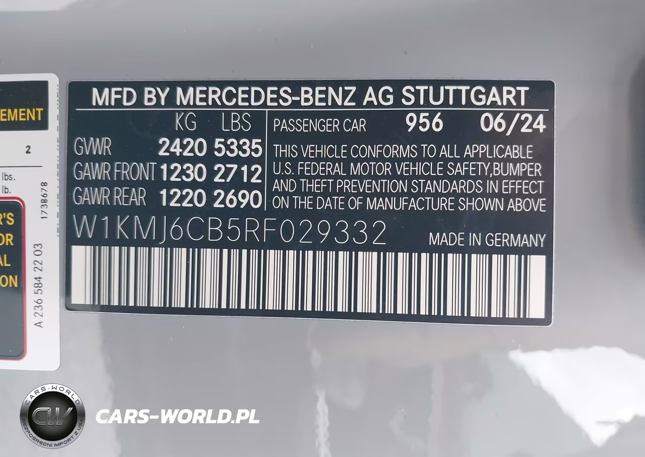 2024 Mercedes-Benz Amg Cle 53 VIN:W1KMJ6CB5RF029332 - 9