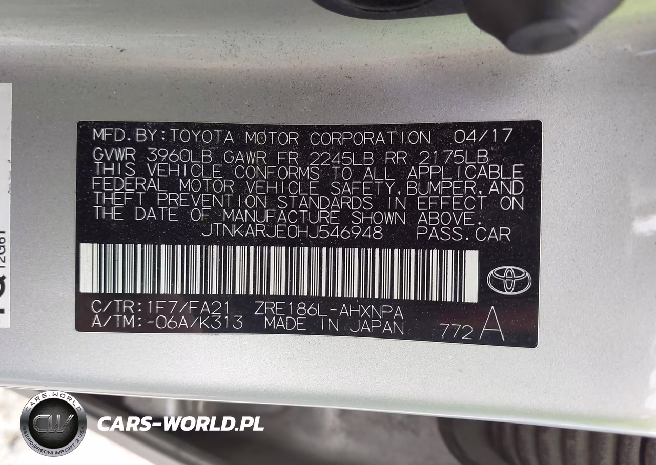 2017 Toyota Corolla Im VIN:JTNKARJE0HJ546948 - 9