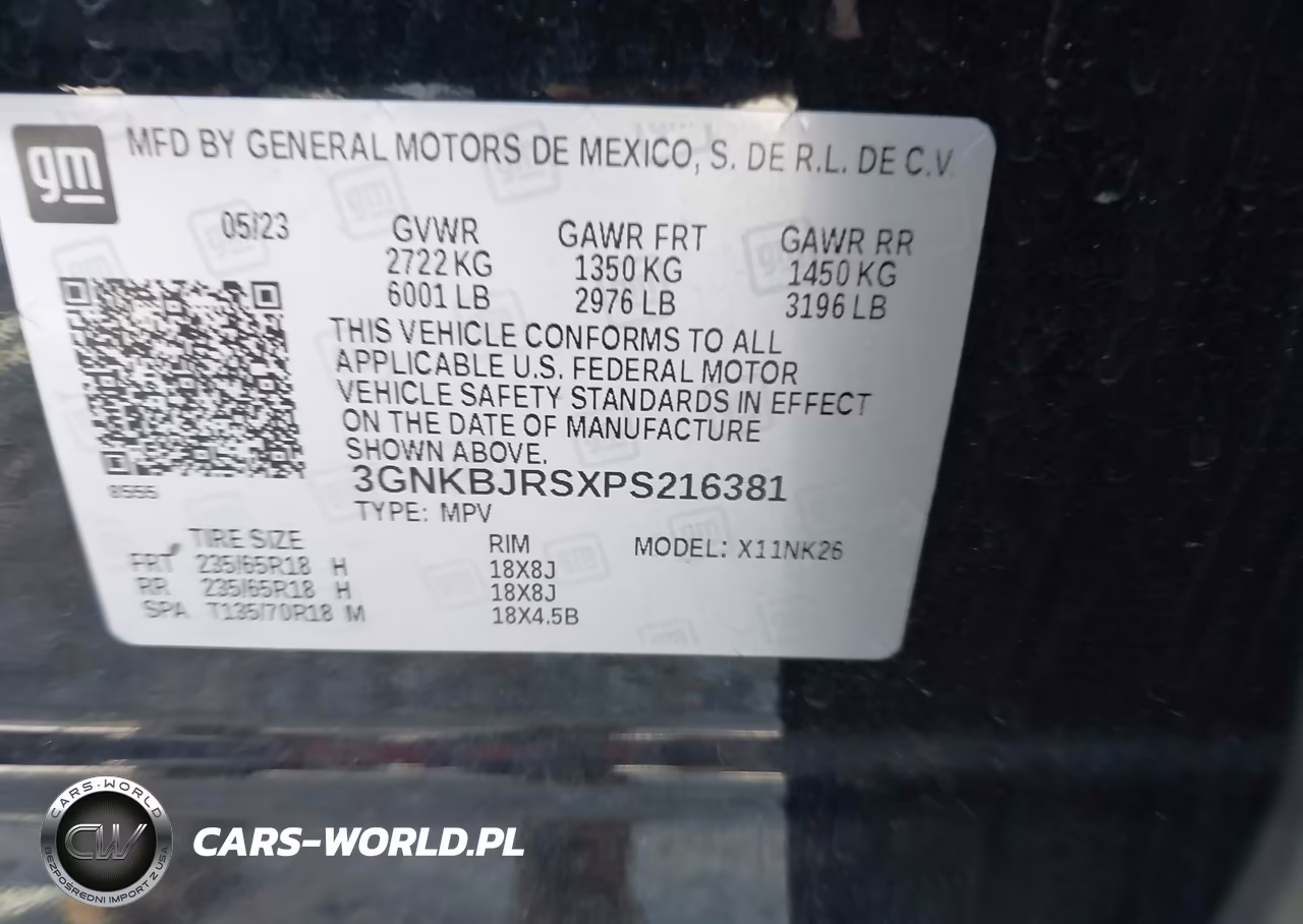 2023 Chevrolet Blazer Awd 3Lt VIN:3GNKBJRSXPS216381 - 9