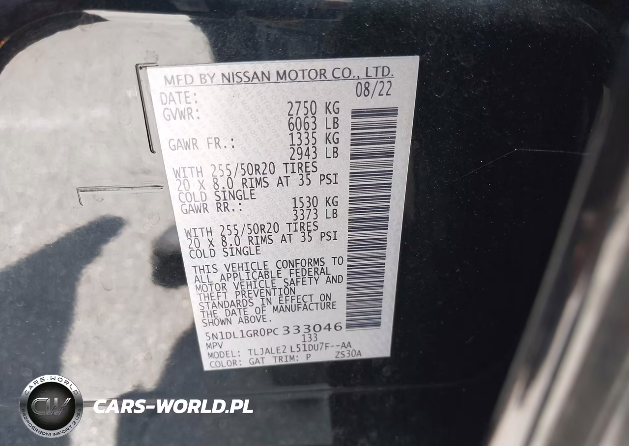 2023 Infiniti Qx60 Sensory VIN:5N1DL1GR0PC333046 - 9