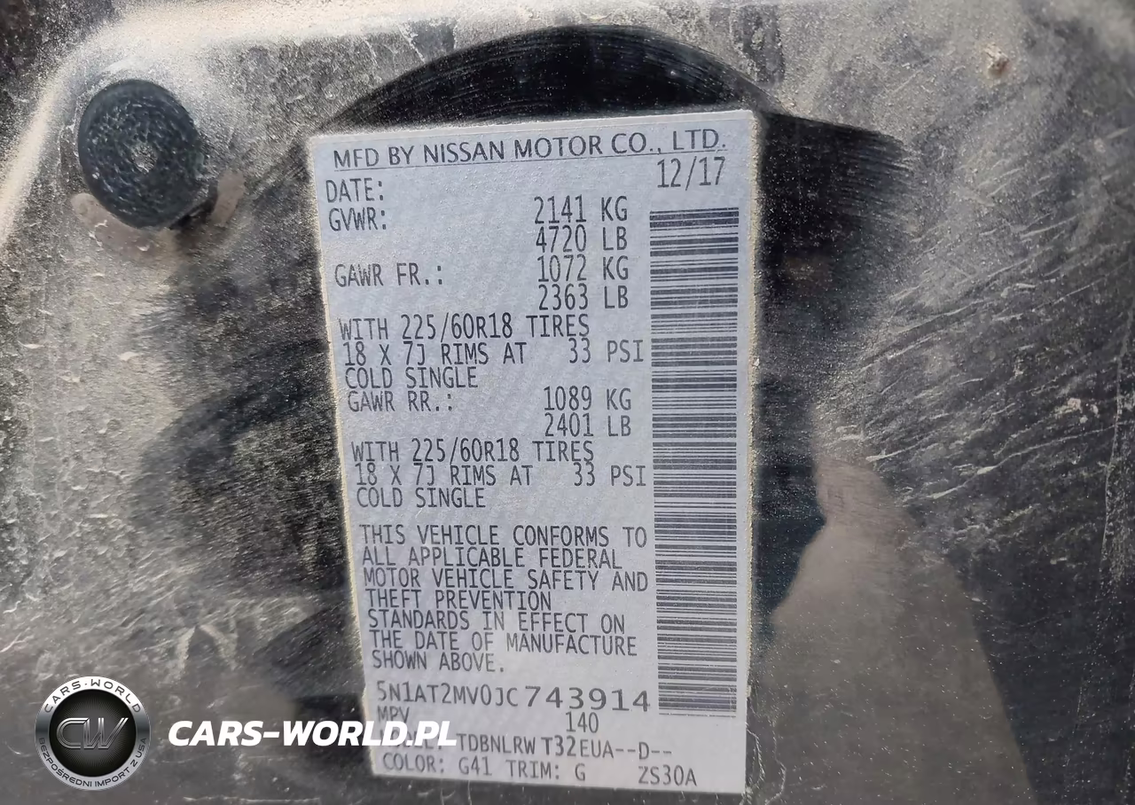 2018 Nissan Rogue Sl VIN:5N1AT2MV0JC743914 - 9