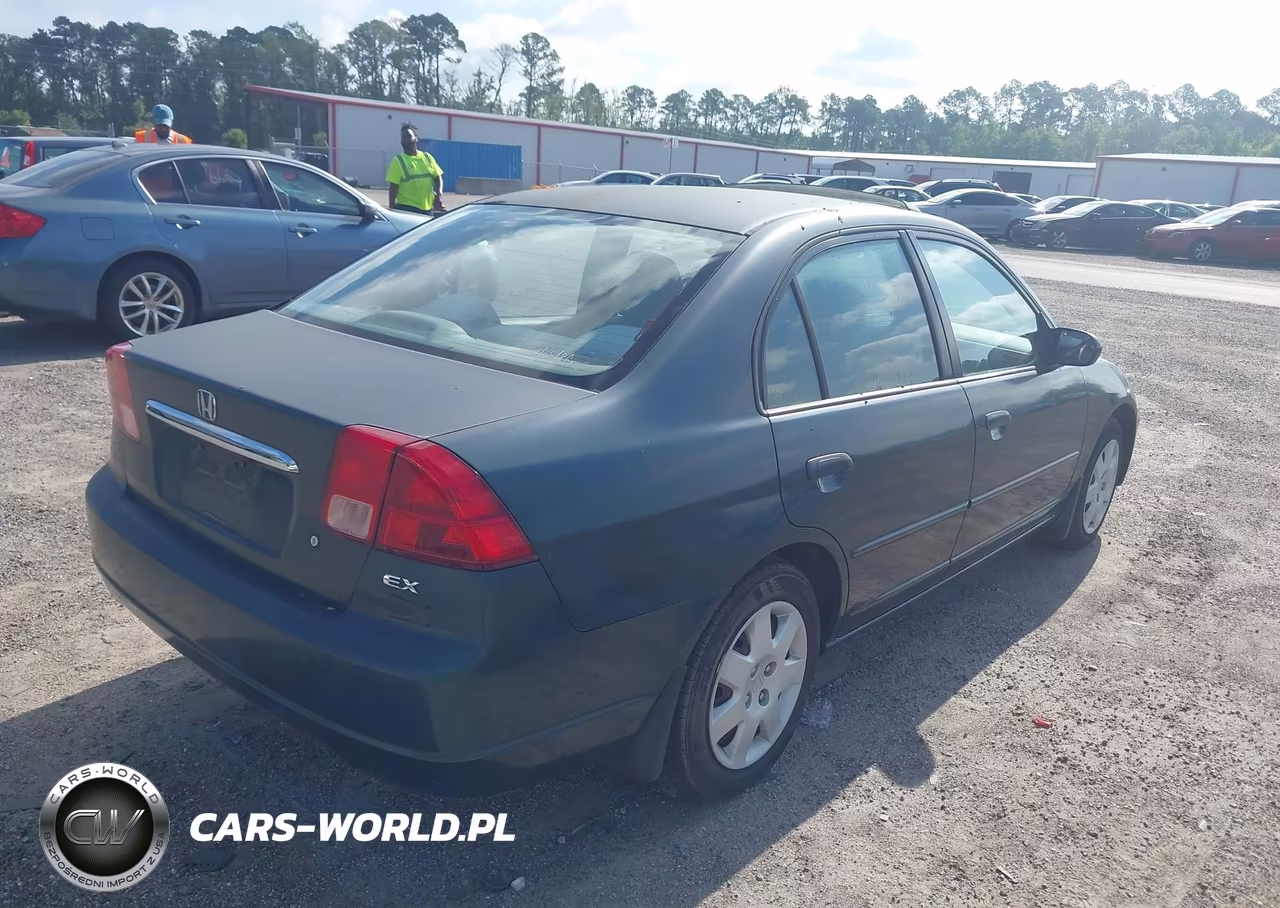 2001 Honda Civic Ex VIN:2HGES26781H533566 - 4