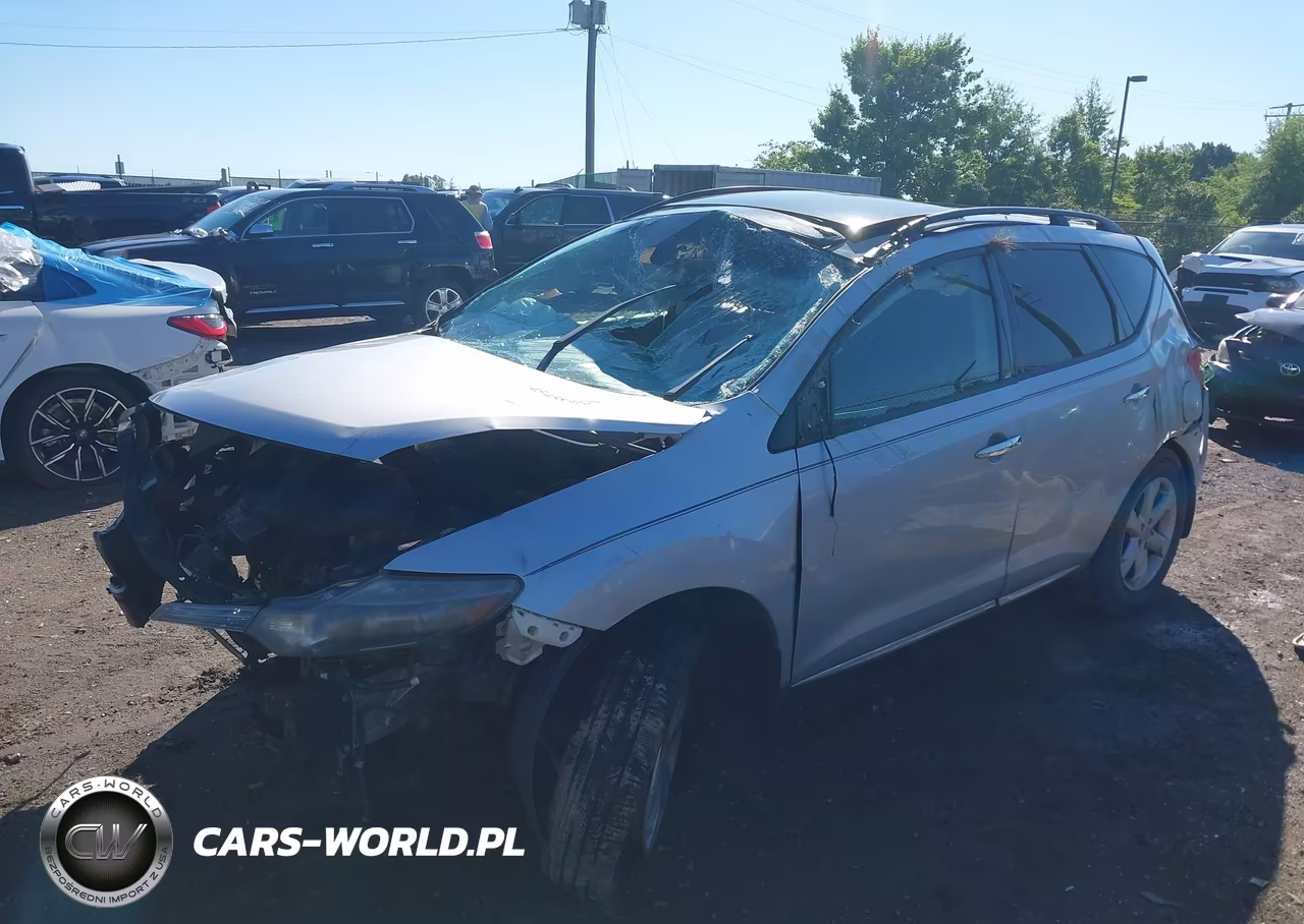 2009 Nissan Murano Sl VIN:JN8AZ18W69W204888 - 2