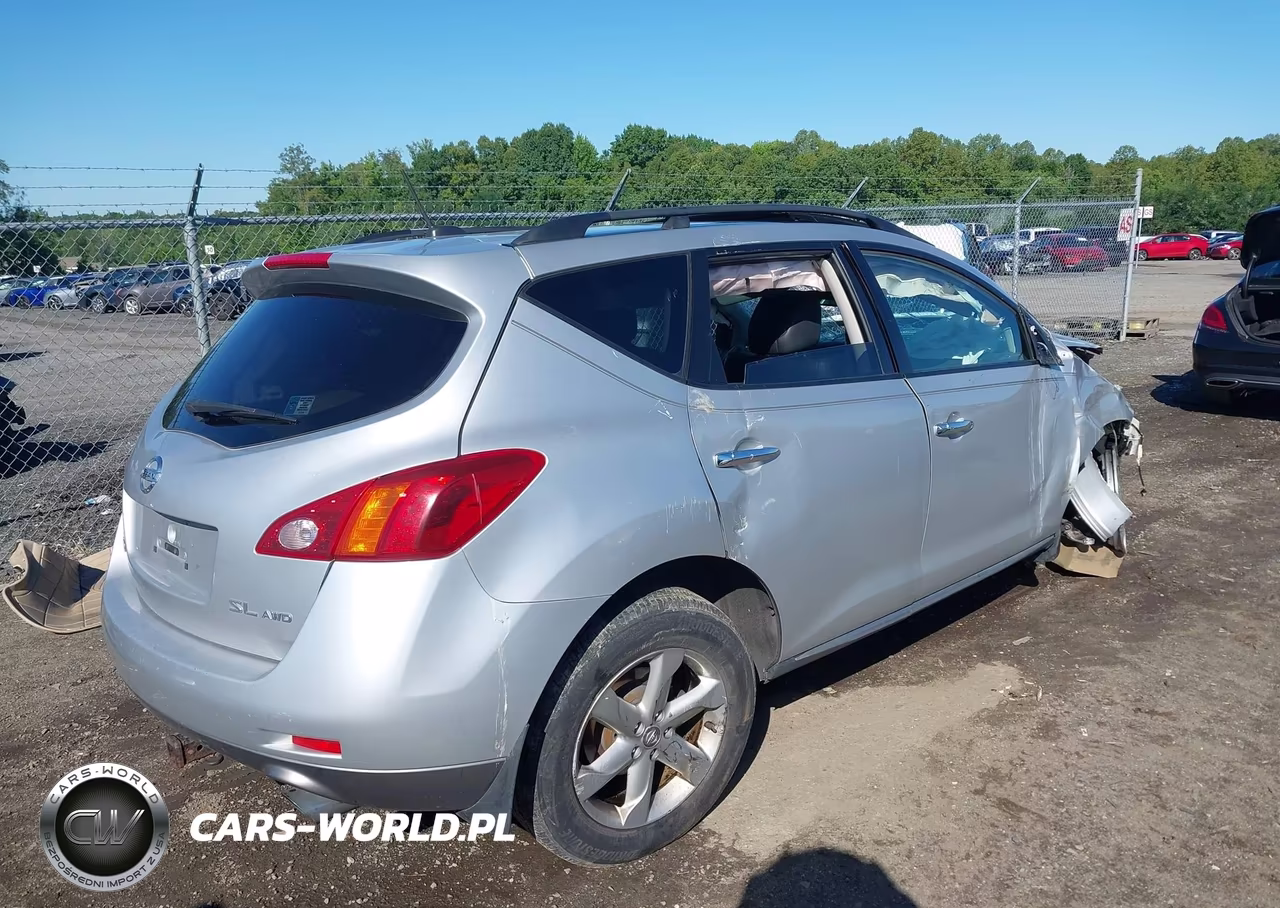 2009 Nissan Murano Sl VIN:JN8AZ18W69W204888 - 4
