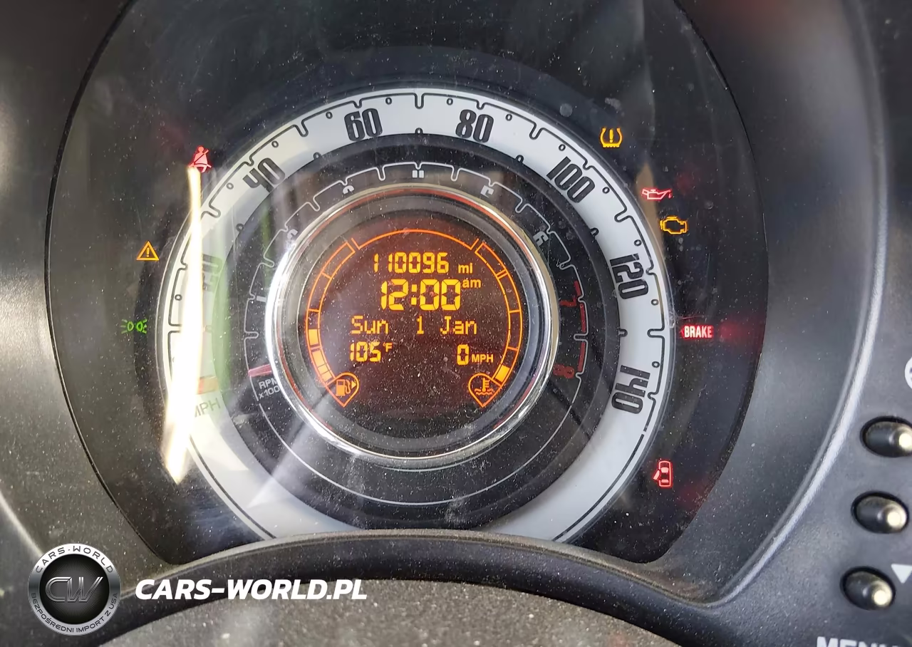 2013 Fiat 500 Pop VIN:3C3CFFARXDT529108 - 7