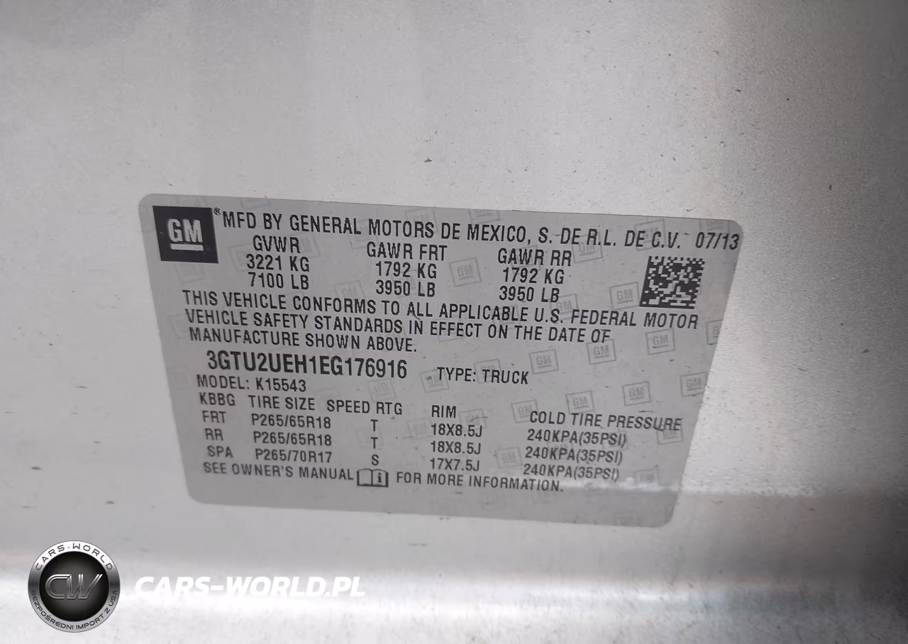 2014 GMC Sierra 1500 Sle VIN:3GTU2UEH1EG176916 - 9