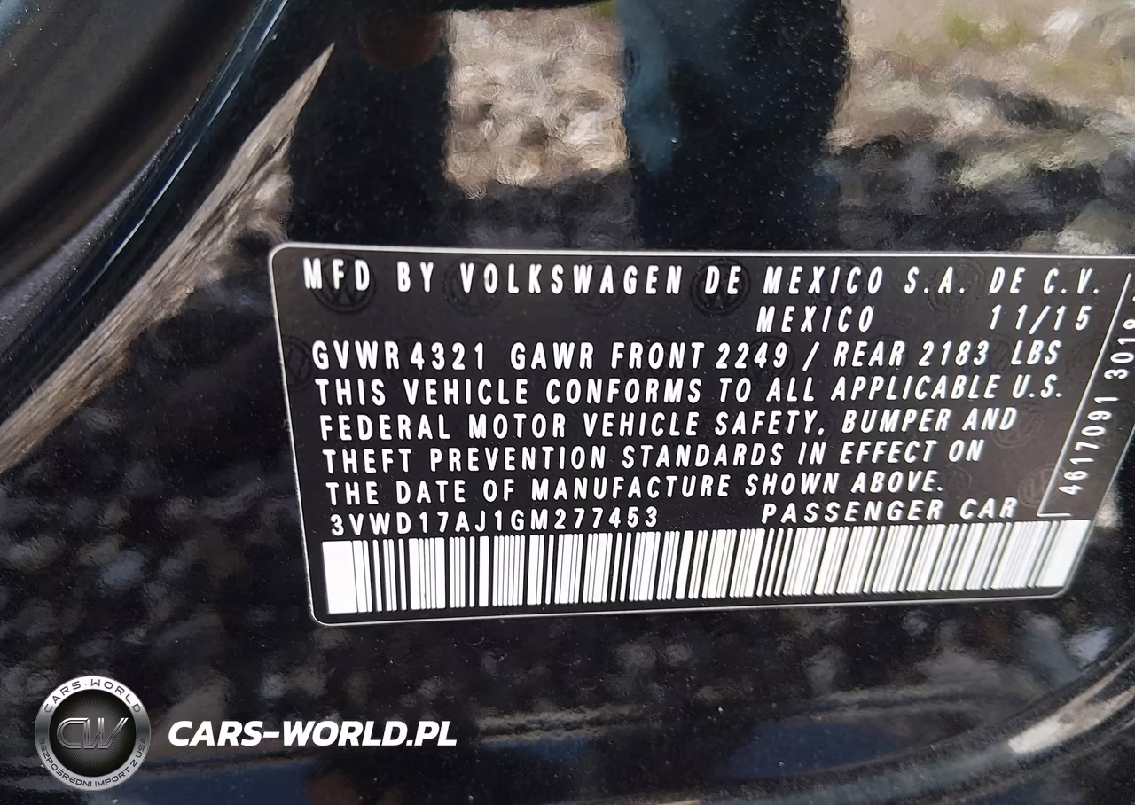 2016 Volkswagen Jetta 1.8T Sport VIN:3VWD17AJ1GM277453 - 9