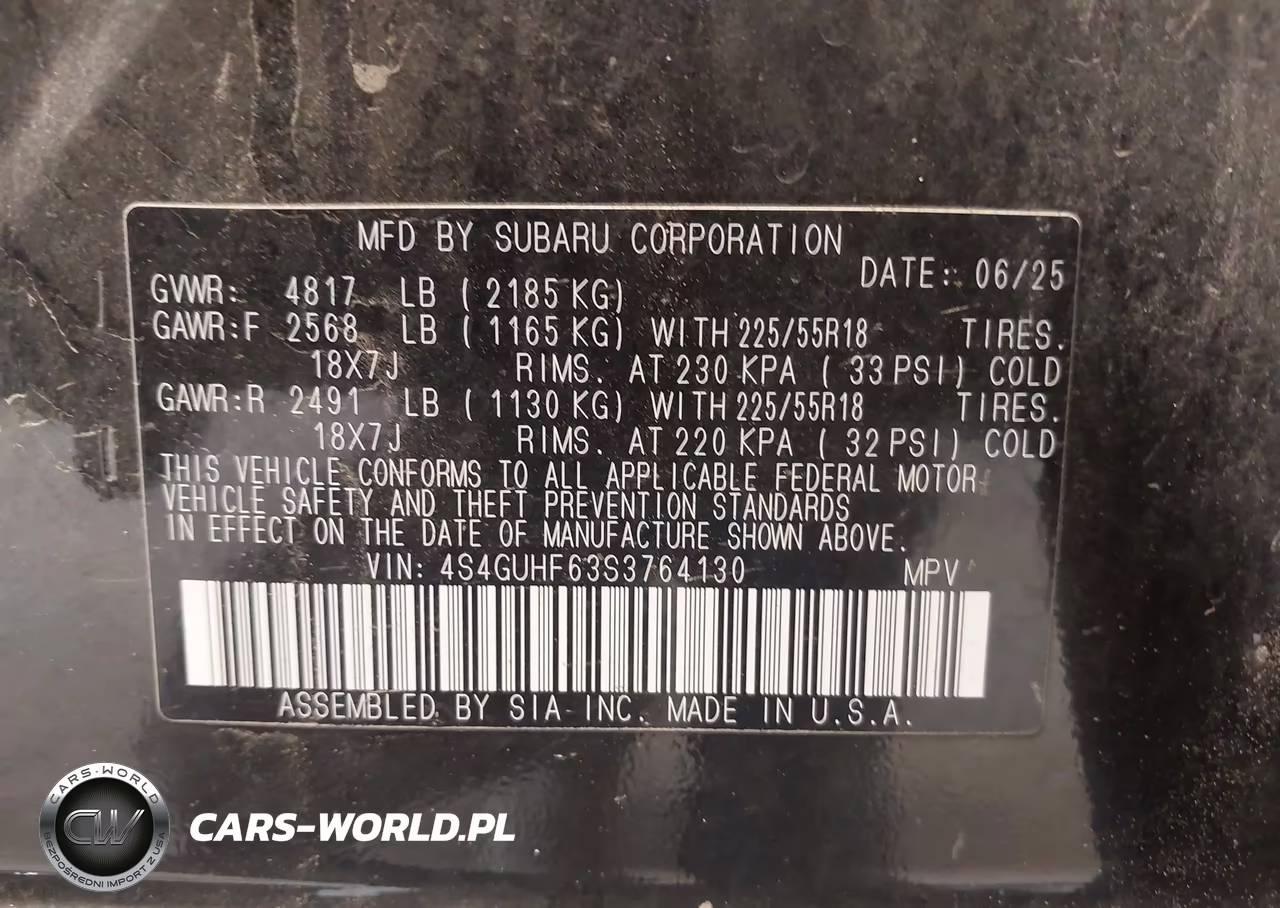 2025 Subaru Crosstrek Sport VIN:4S4GUHF63S3764130 - 9