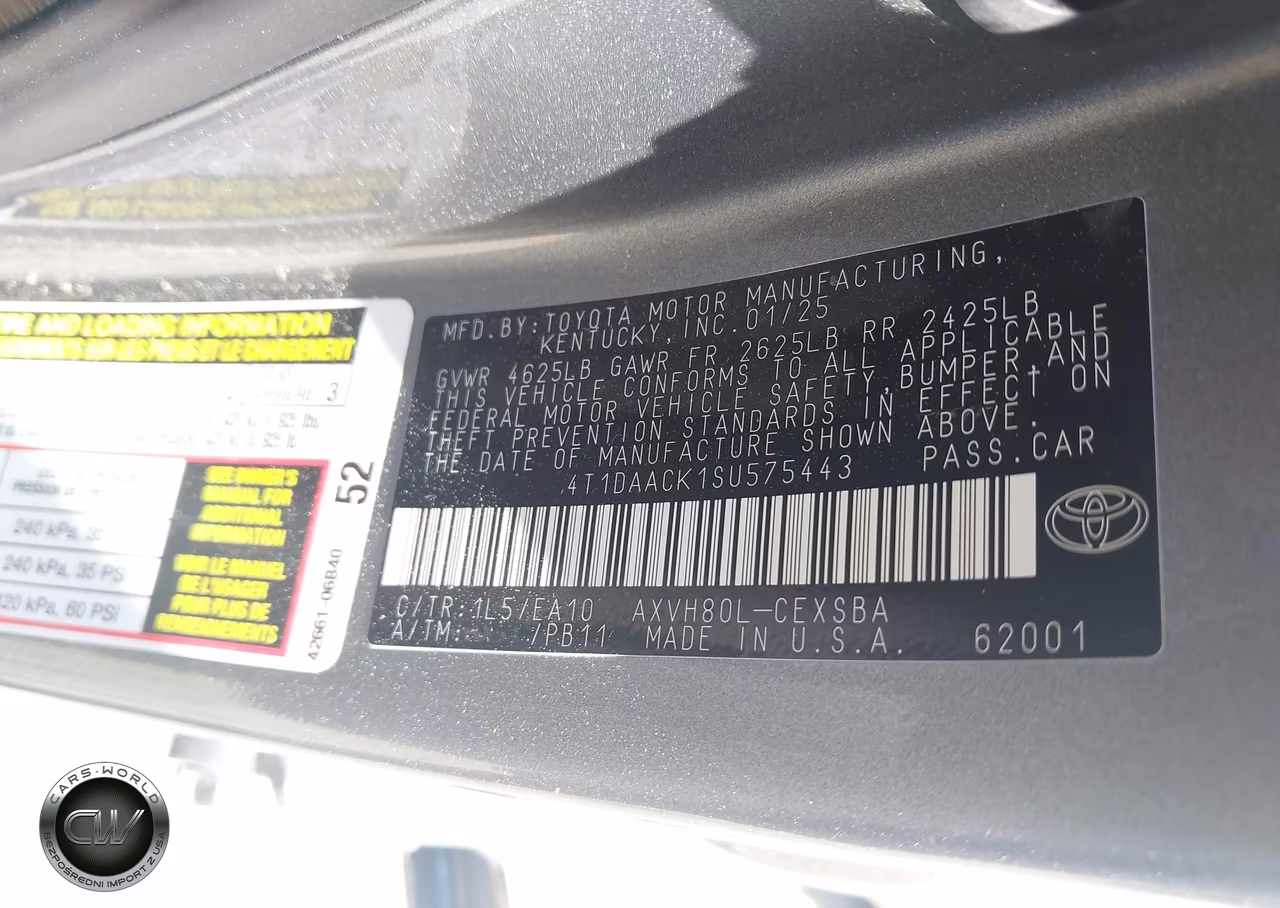 2025 Toyota Camry Se VIN:4T1DAACK1SU575443 - 9