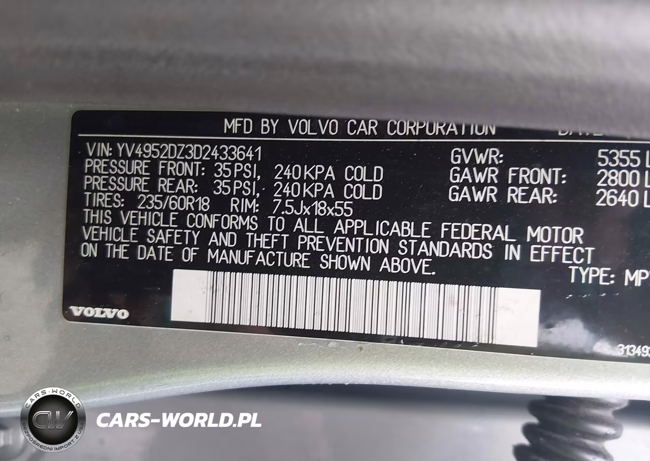 2013 Volvo Xc60 3.2 Premier VIN:YV4952DZ3D2433641 - 9
