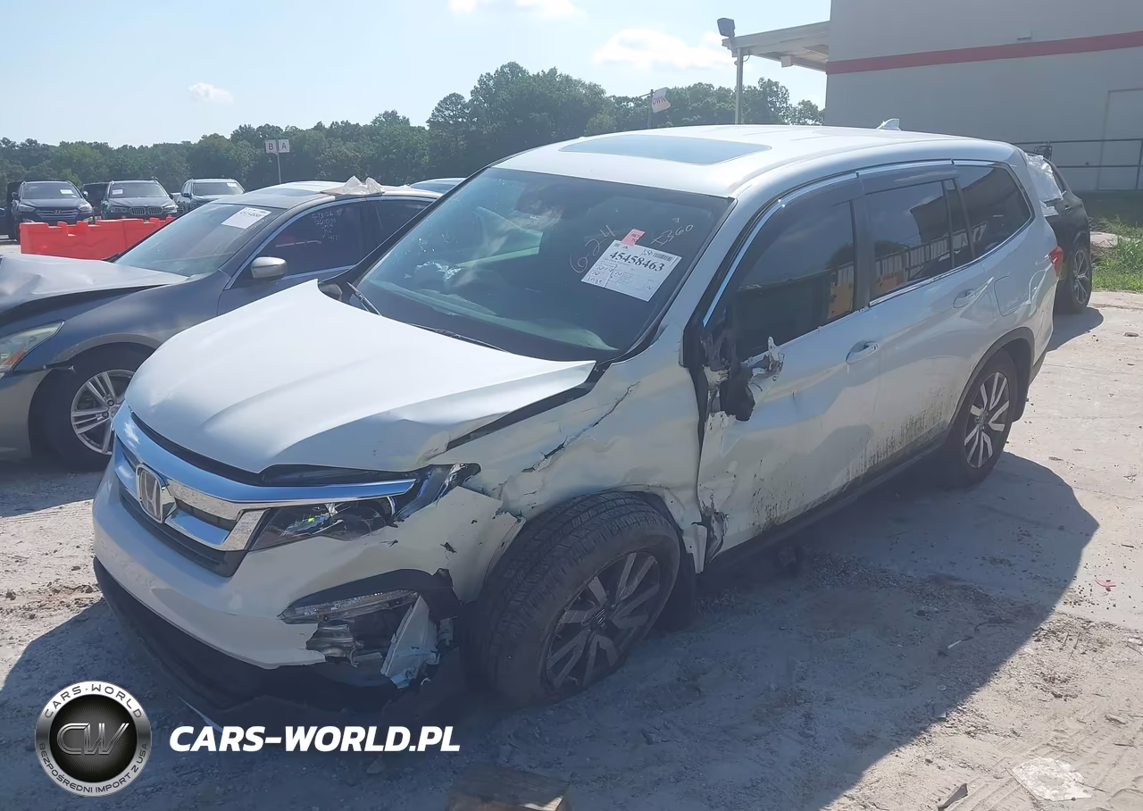 2021 Honda Pilot 2Wd Ex-L VIN:5FNYF5H50MB034025 - 2