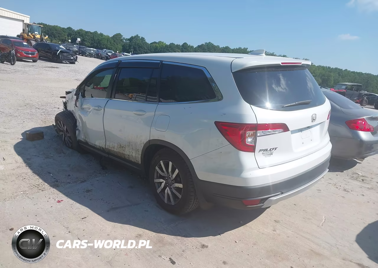 2021 Honda Pilot 2Wd Ex-L VIN:5FNYF5H50MB034025 - 3