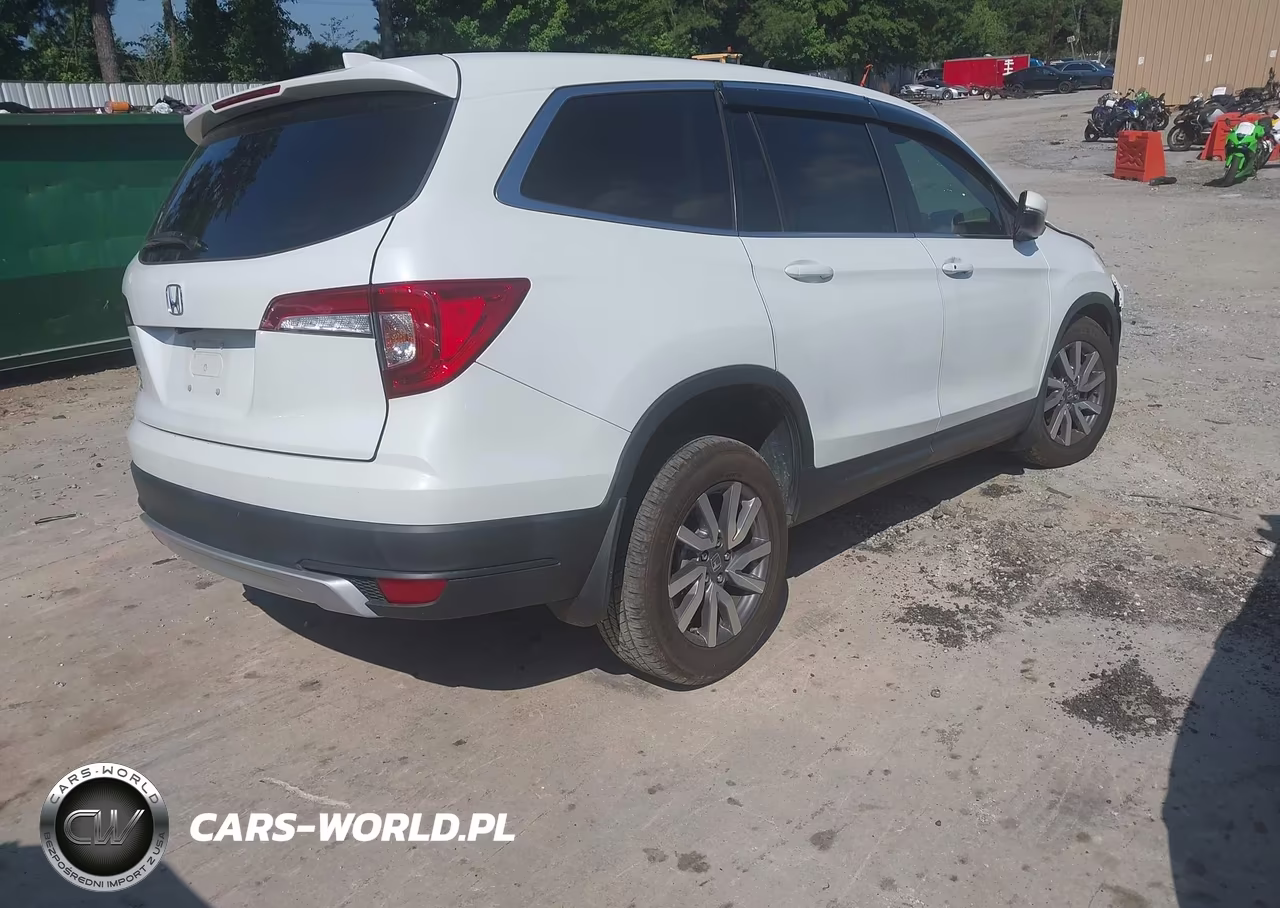 2021 Honda Pilot 2Wd Ex-L VIN:5FNYF5H50MB034025 - 4