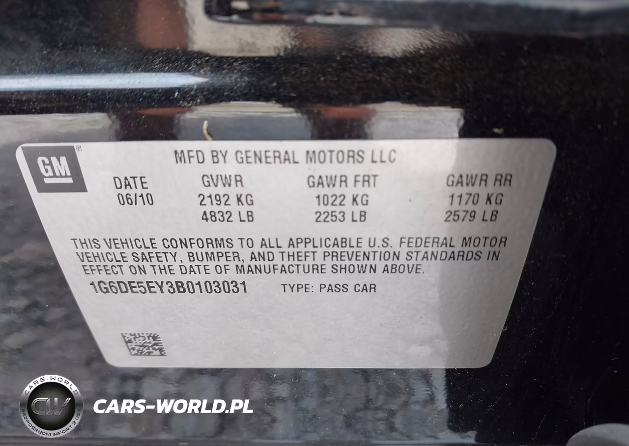 2011 CADILLAC CTS LUXURY COLLECTION VIN:1G6DE5EY3B0103031 - 9