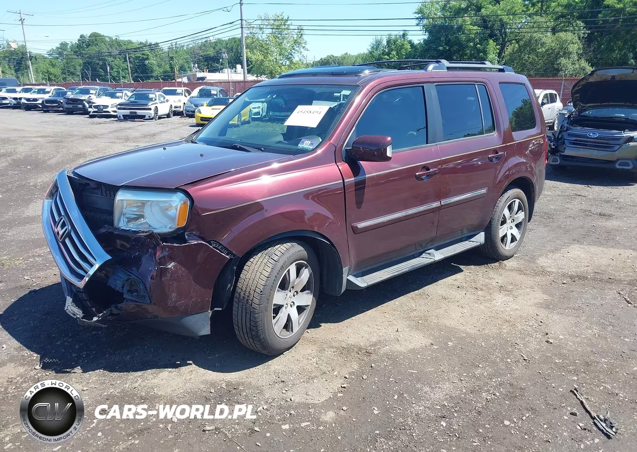 2013 Honda Pilot Touring VIN:5FNYF4H91DB025802 - 2