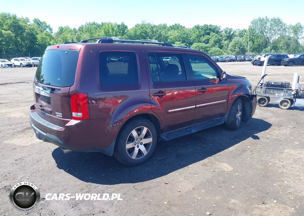 2013 Honda Pilot Touring VIN:5FNYF4H91DB025802 - 4