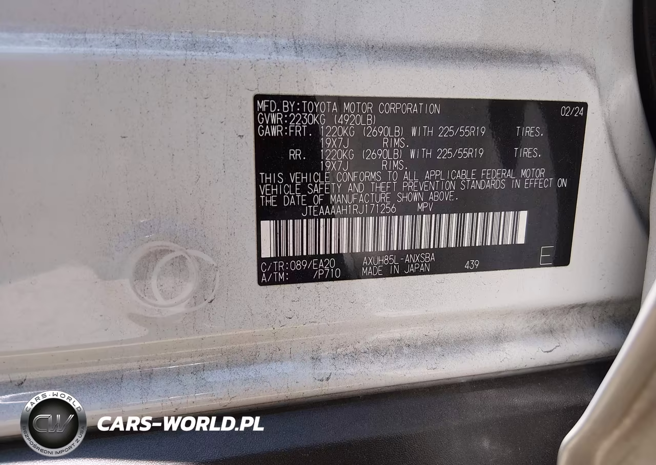 2024 Toyota Venza Limited VIN:JTEAAAAH1RJ171256 - 9
