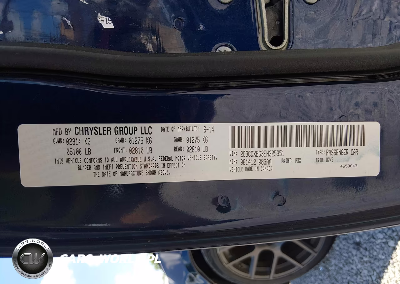 2014 Dodge Charger Se VIN:2C3CDXBG3EH325351 - 9