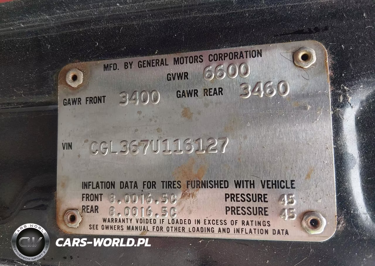 1977 Chevrolet G30 VIN:CGL367U116127 - 9
