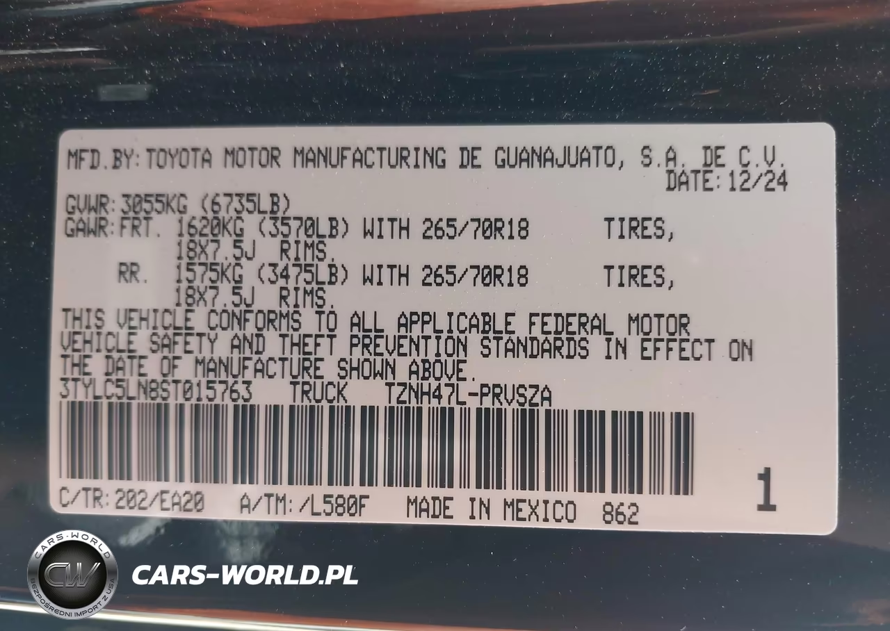2025 Toyota Tacoma Hybrid Trd Off Road VIN:3TYLC5LN8ST015763 - 9