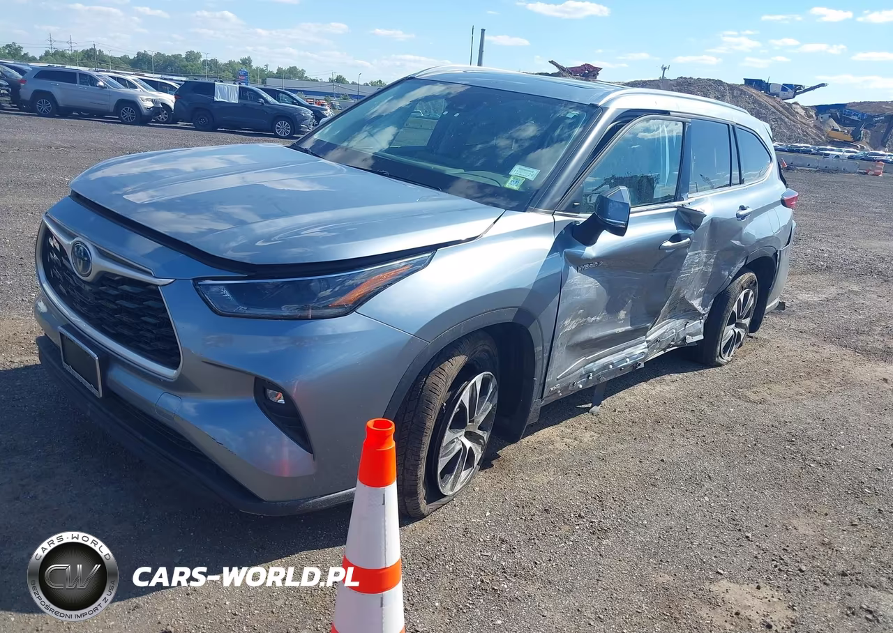 2021 Toyota Highlander Hybrid Xle VIN:5TDGBRCH5MS026952 - 2
